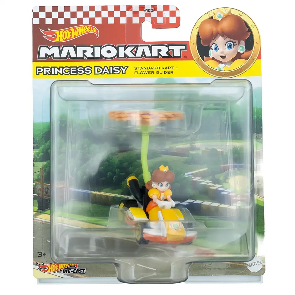 Hot Wheels Princess Daisy Standard Kart + Flower Glider