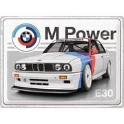 Blechschild BMW M Power E30 30x40cm | Nostalgic-Art