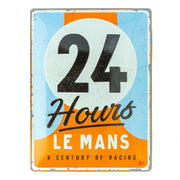 Metallschild 24 Hours Le Mans A Century of Racing 30x40cm | Nostalgic-Art
