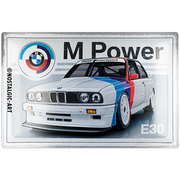Metalen wandbord BMW E30 M Power 40x60 | Nostalgic-Art