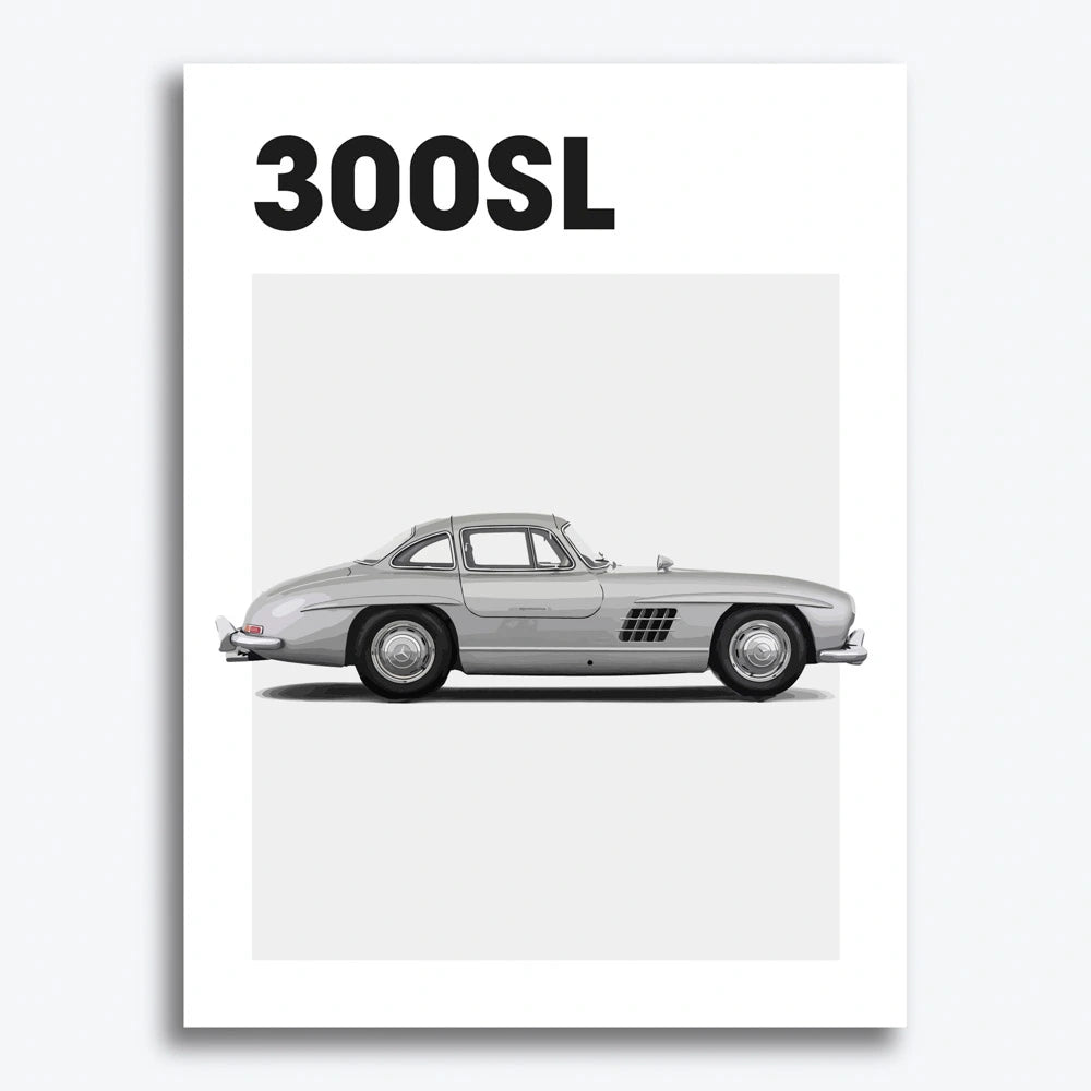 Mercedes SL300 Auto Poster