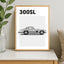 Mercedes SL300 Auto Poster