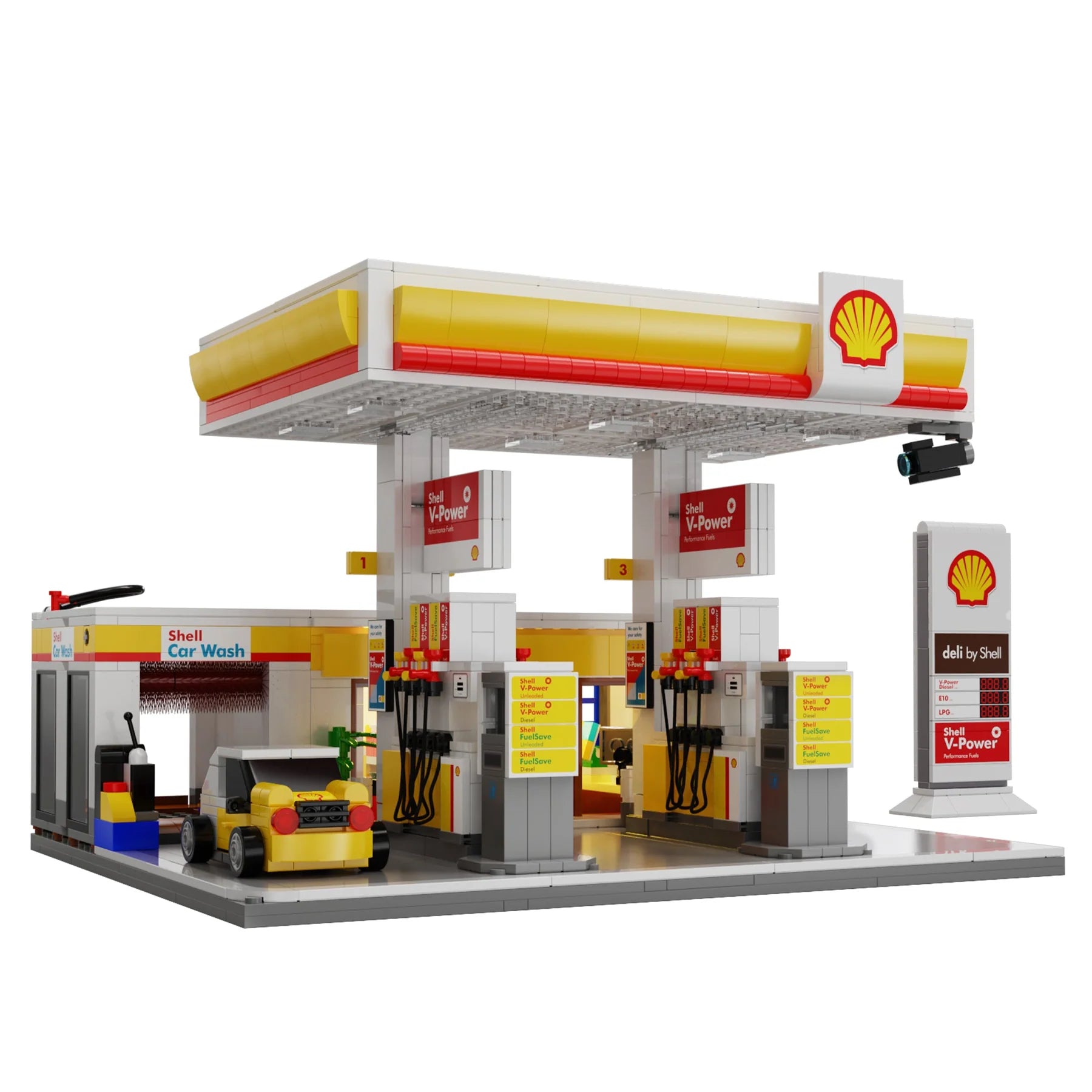 CaDA Shell Retail Station Groot - Bouwset | C66026W