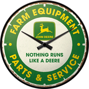 Wandklok John Deere Service & Parts | Nostalgic-Art