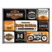 Magnet-Set Harley-Davidson Motorcycles | Nostalgic-Art