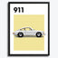 Porsche 911 Auto Poster