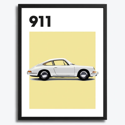 Porsche 911 Auto Poster