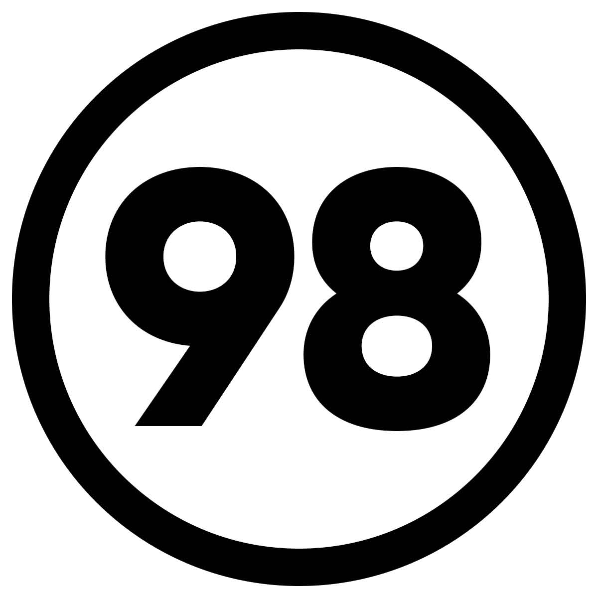 98 Sticker Auto 10 cm