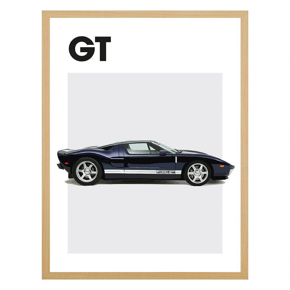 Ford GT Auto Poster