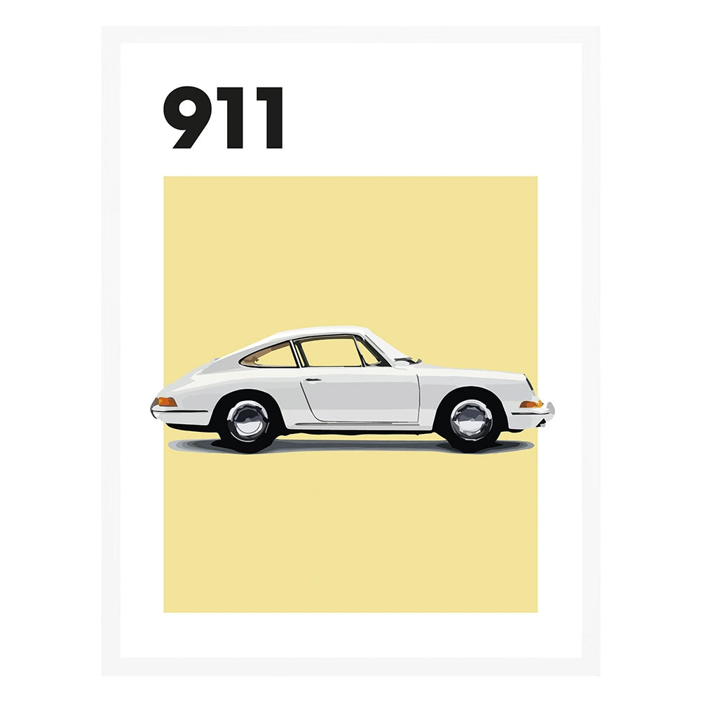 Porsche 911 Auto Poster