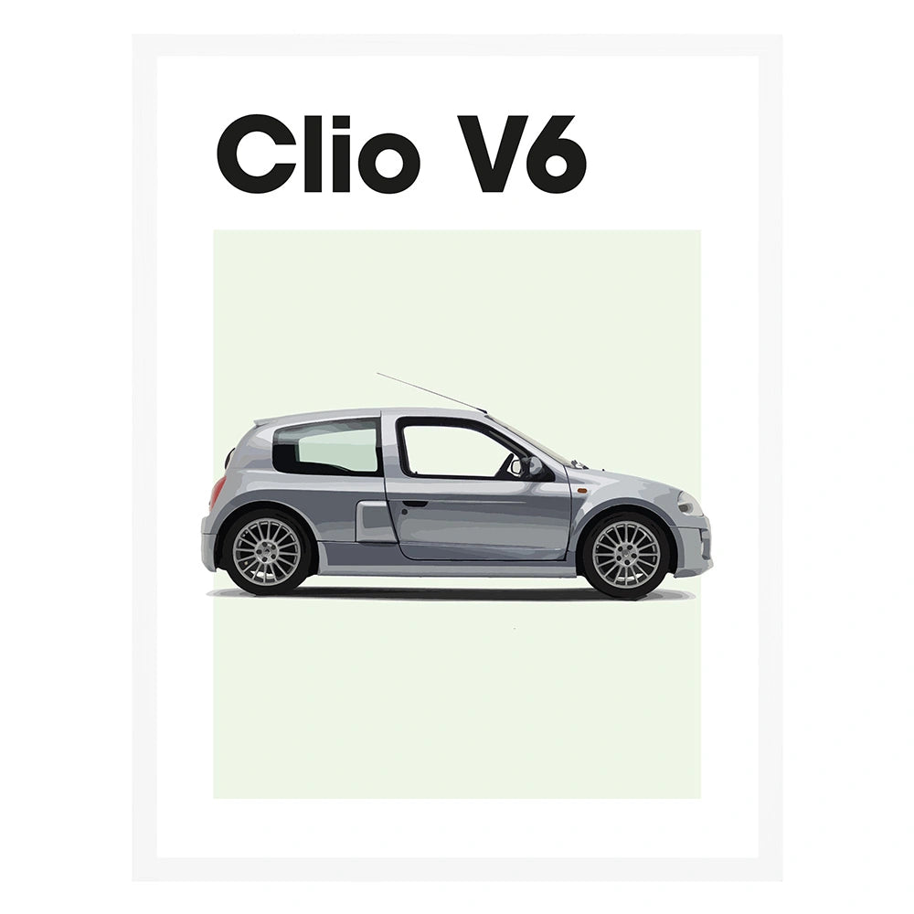 Renault Clio V6 Auto Poster