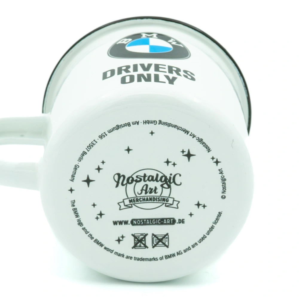 Emaille mok BMW drivers only | Nostalgic-Art