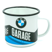 Emaille mok BMW garage | Nostalgic-Art
