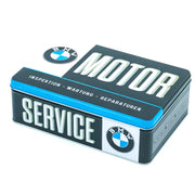 Tinnen Blik BMW Motor Service Plat | Nostalgic-Art