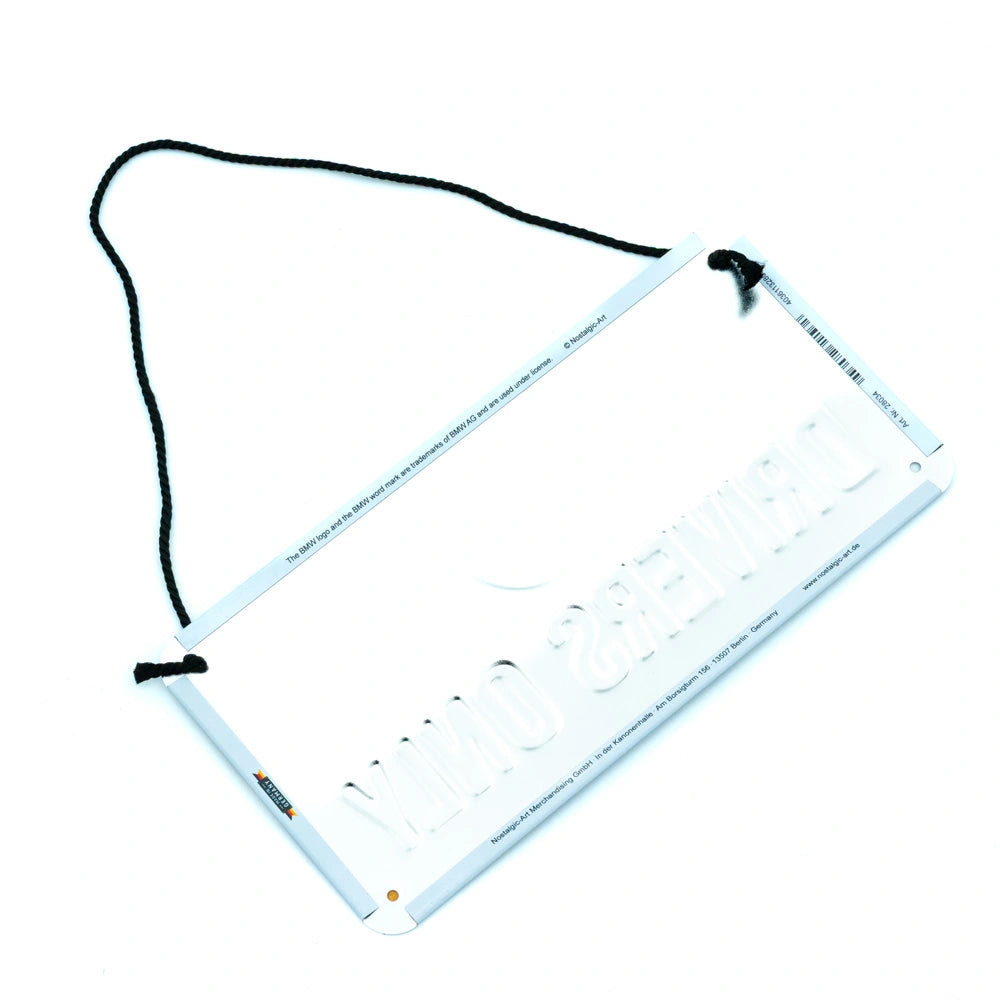 Metalen Bord BMW Drivers Only Hangend | Nostalgic-Art