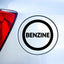 Benzine Sticker Auto 10 cm