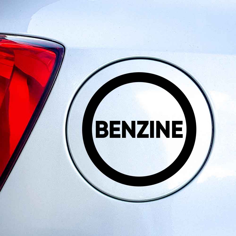 Benzine Sticker Auto 10 cm