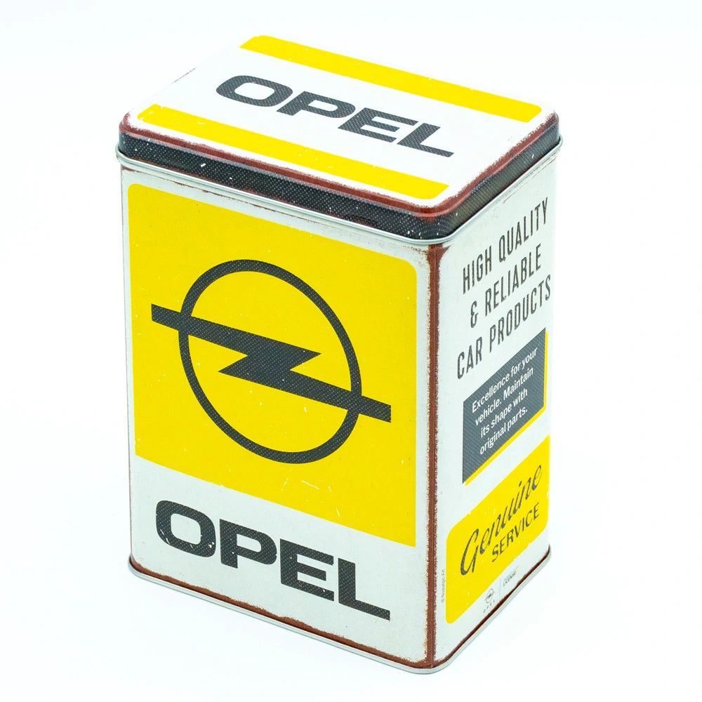 Tinnen blik met deksel Opel Service | Nostalgic-Art