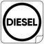 Diesel Sticker Auto 10 cm