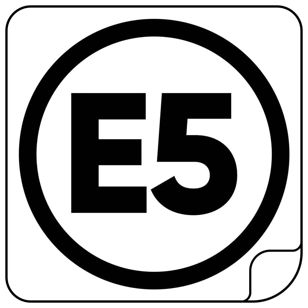 E5 Sticker Auto 10 cm | Boldons