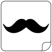 Snor Sticker Auto 10 cm