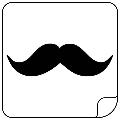 Mustache Sticker Car 10 cm
