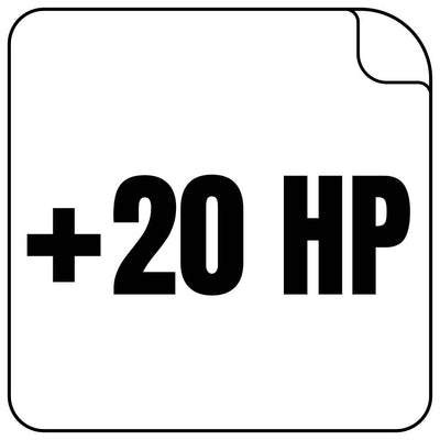 +20 HP Sticker Auto
