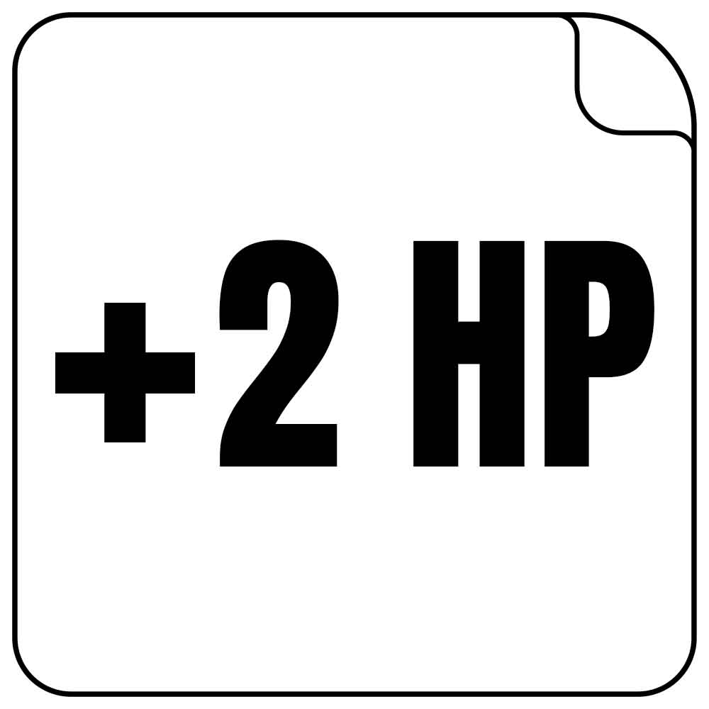 +2 HP Sticker Auto
