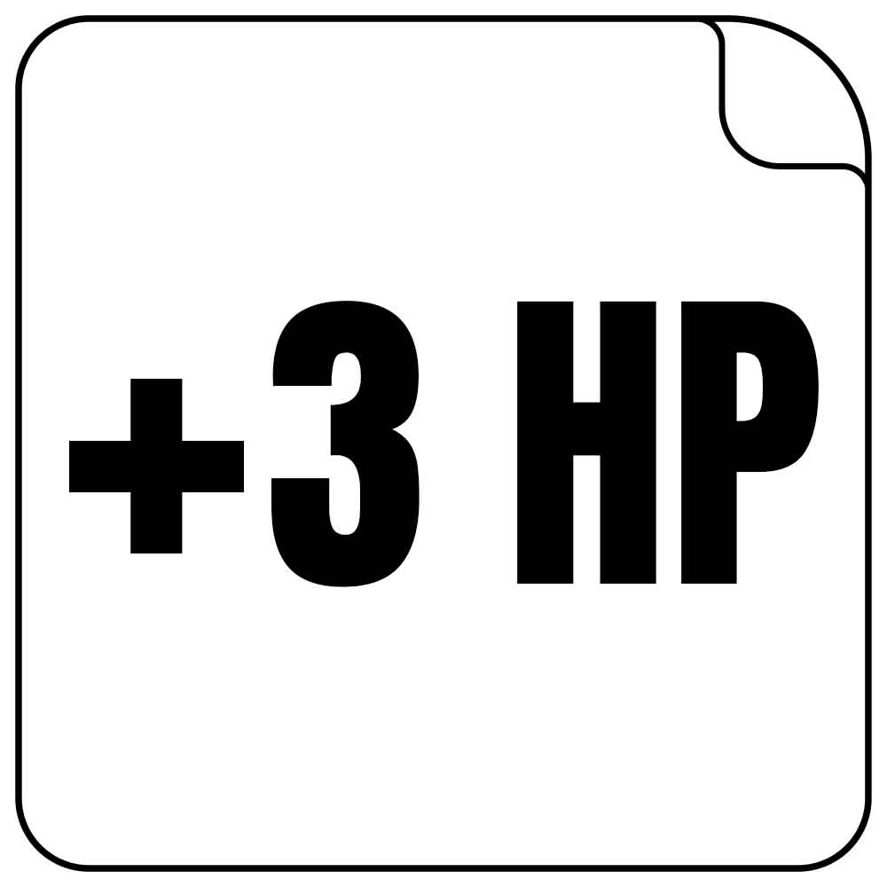 +3 HP Sticker Auto
