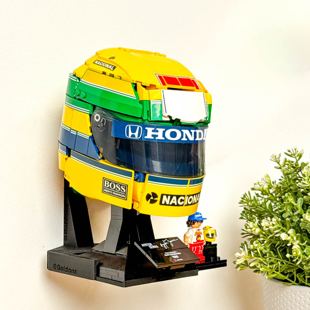 Wall Mount for LEGO Ayrton Senna's Helmet | 43024