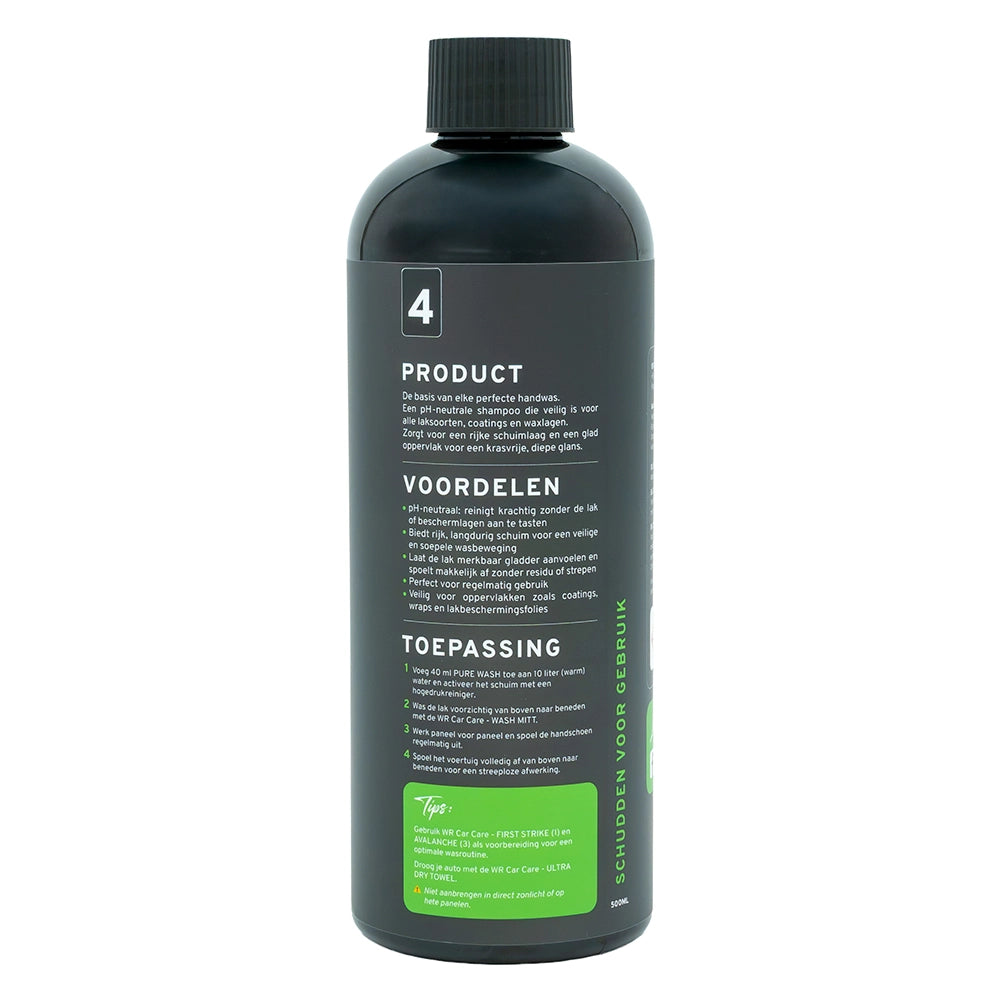 Pure Wash (4) - pH-Neutrale Autoshampoo | WR Car Care