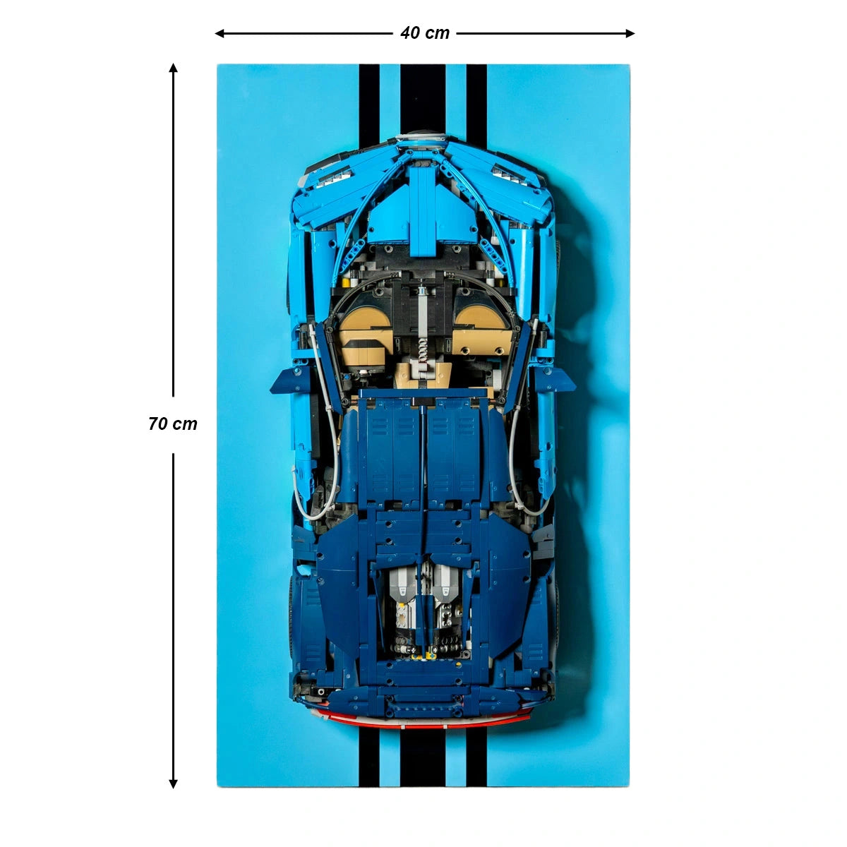 Display Frame voor LEGO 1:8 Bugatti Chiron | 42083