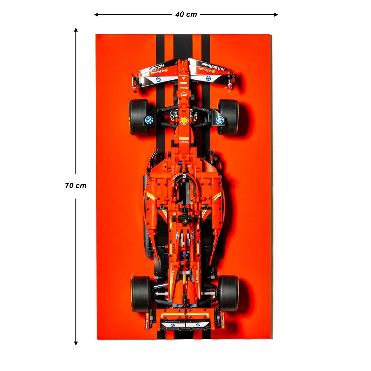 Display Frame voor LEGO 1:8 Ferrari SF-24 F1 | 42207