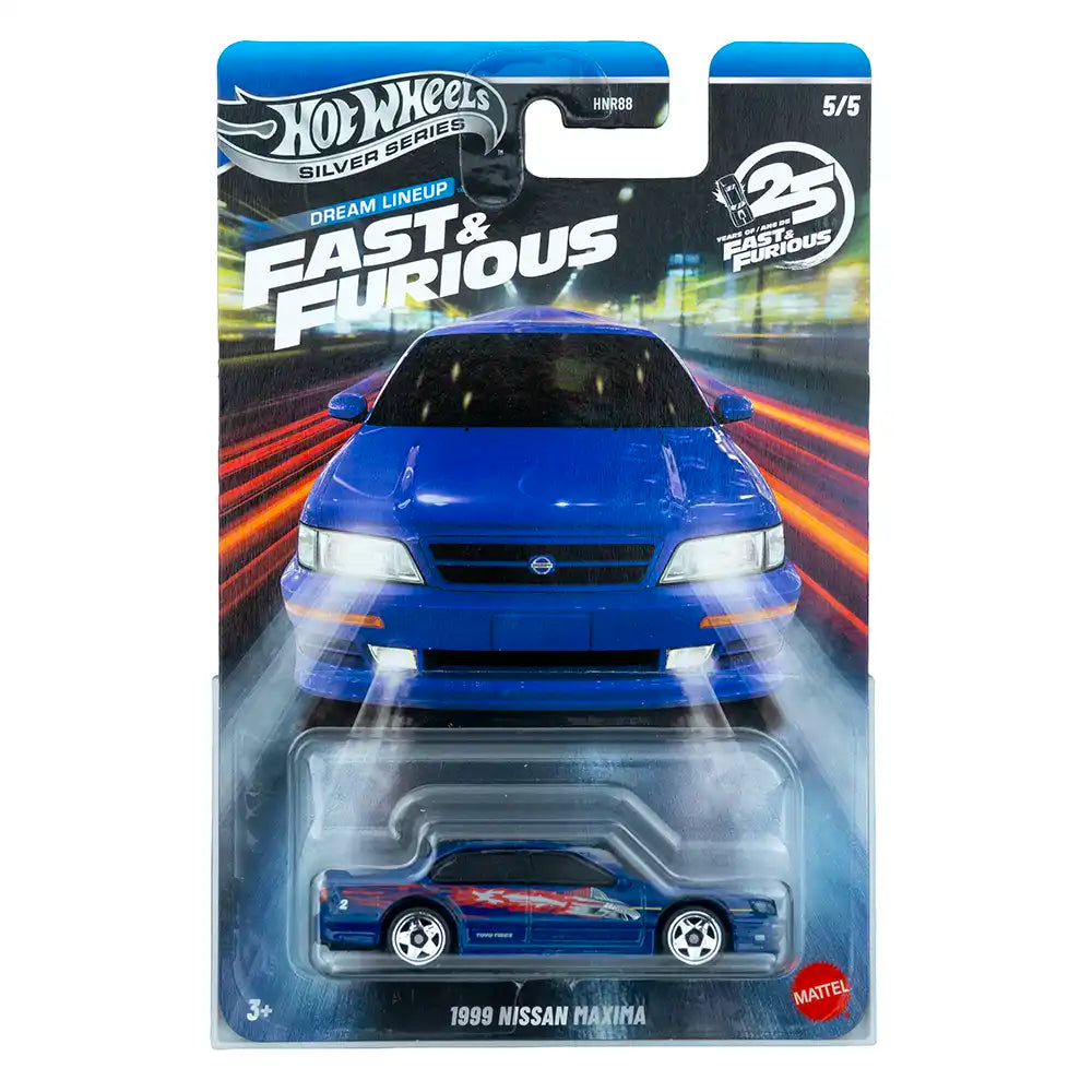 Hot Wheels Silver Series 1999 Nissan Maxima Blauw | Fast & Furious (5/5)