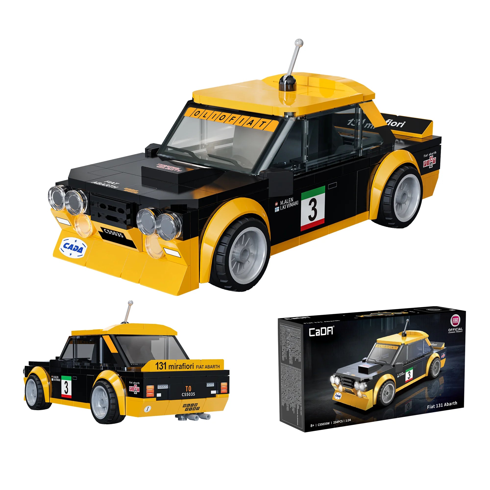 CaDA Fiat 131 Abarth 1:24 - Bouwset Auto | C55035W