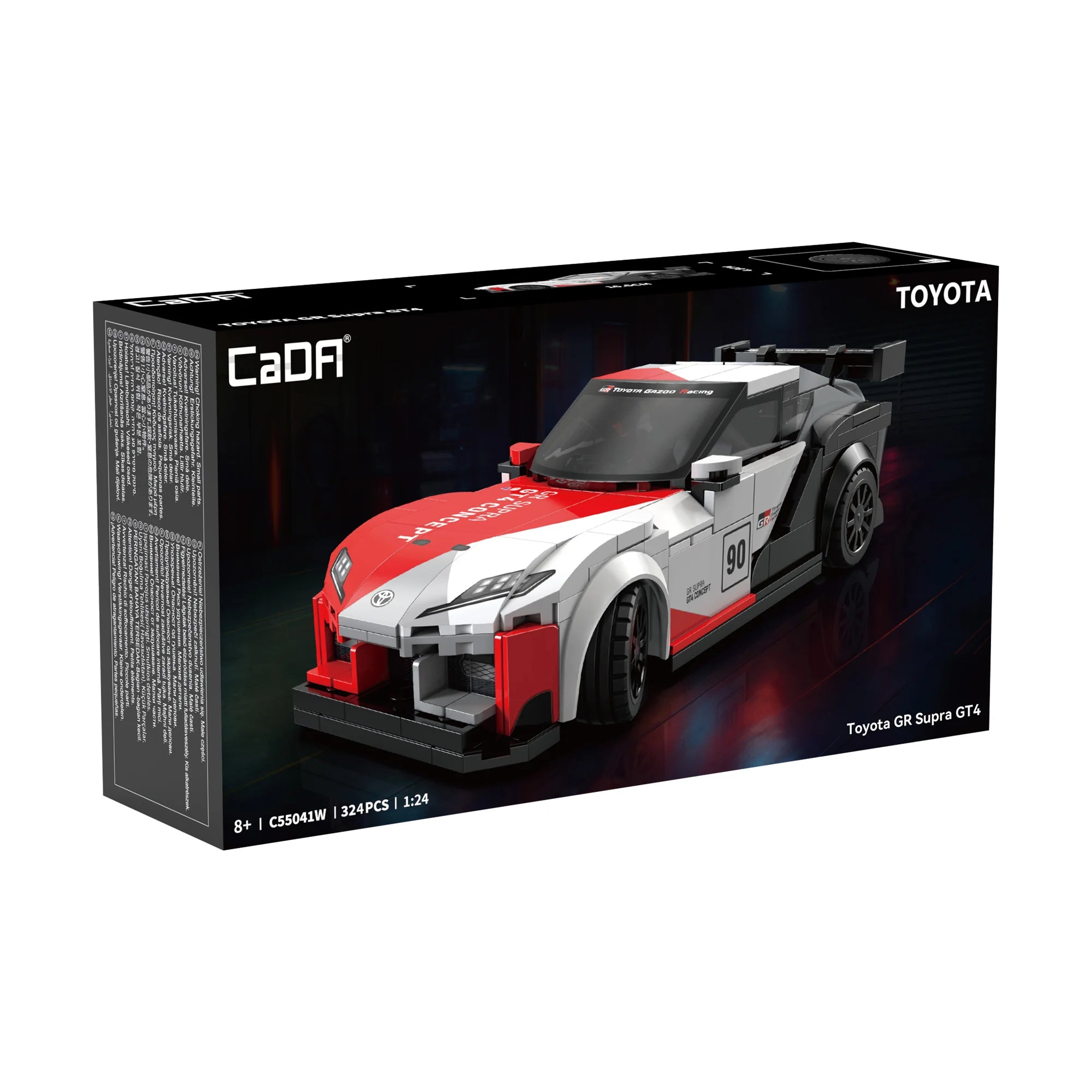 CaDA Toyota GR Supra GT4 1:24 - Bouwset Auto | C55041W
