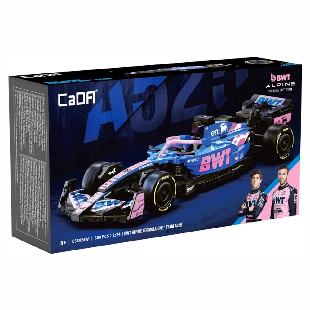 CaDA BWT Alpine F1 A522 1:24 - Bausteinset Auto | C55024W