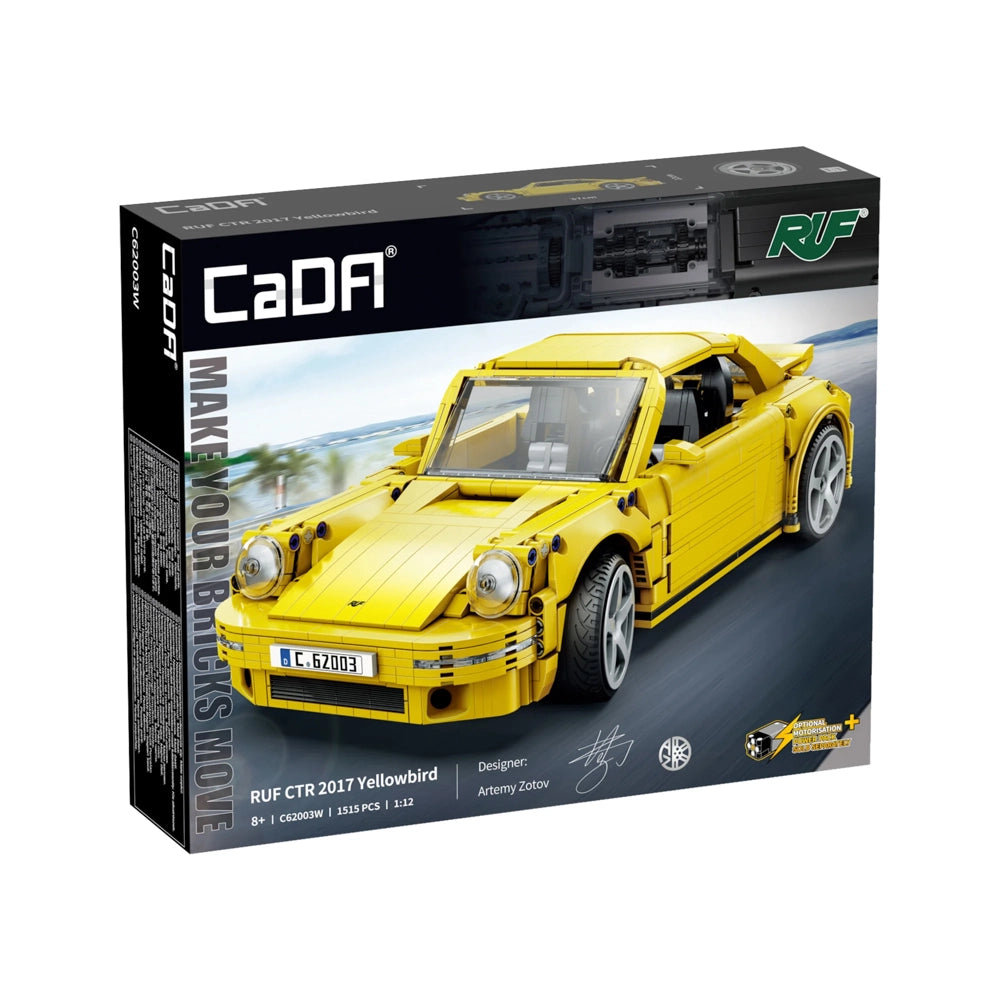 CaDA RUF CTR 2017 Yellowbird 1:12 - Bouwset Auto | C62003W