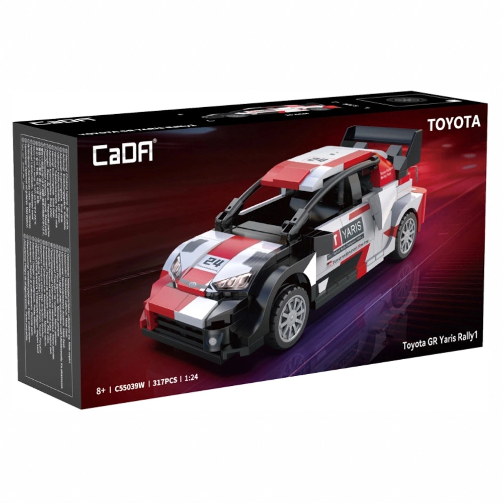 CaDA Toyota GR Yaris Rally1 1:24 - Bouwset Auto | C55026W