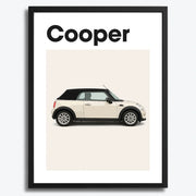 Mini Cooper Auto Poster
