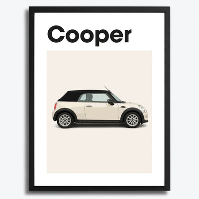 Mini Cooper Auto Poster