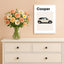Mini Cooper Auto Poster