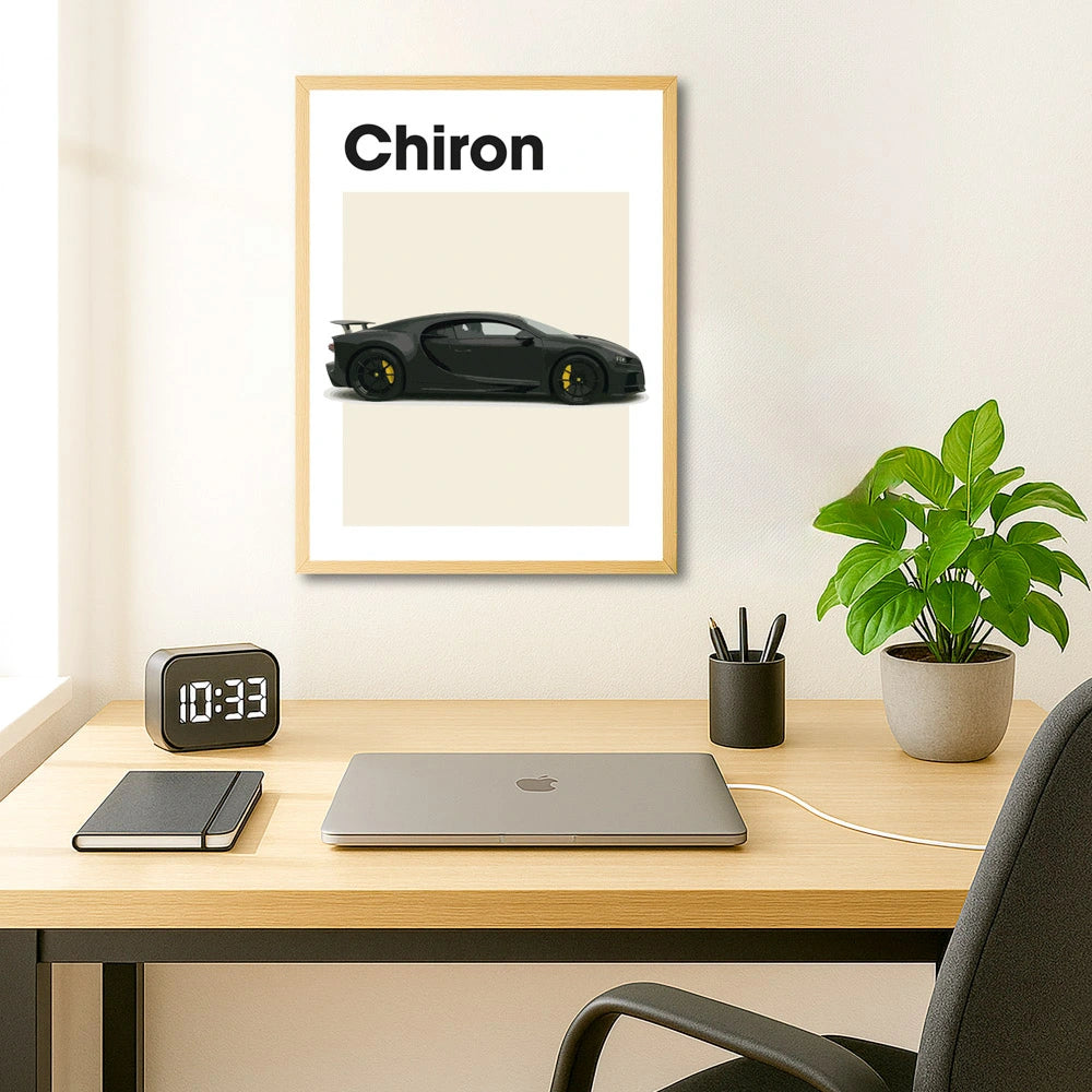 Bugatti Chiron Auto Poster