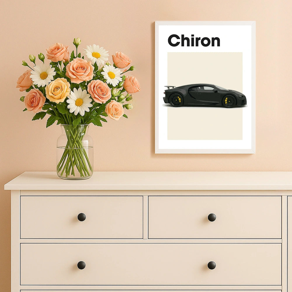 Bugatti Chiron Auto Poster
