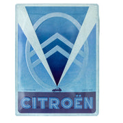 Blechschild Citroën 2CV Logo blau | Nostalgic-Art
