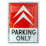 Metallwandschild Citroën Parking Only 30x40 cm | Nostalgic-Art