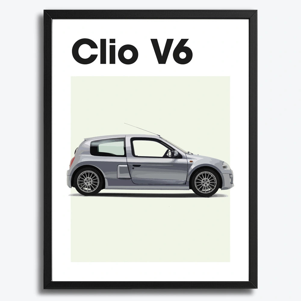 Renault Clio V6 Auto Poster