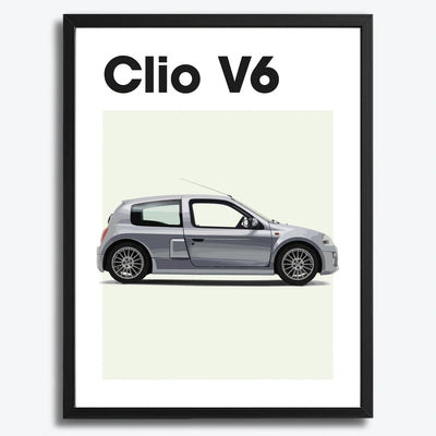 Renault Clio V6 Auto Poster