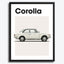 Toyota Corolla E10 Auto Poster