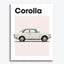 Toyota Corolla E10 Auto Poster